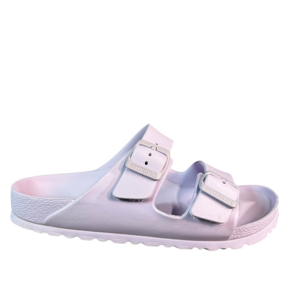 Birkenstock Arizona EVA Sandals Lilac Purple Two Strap Slides Waterproof 36